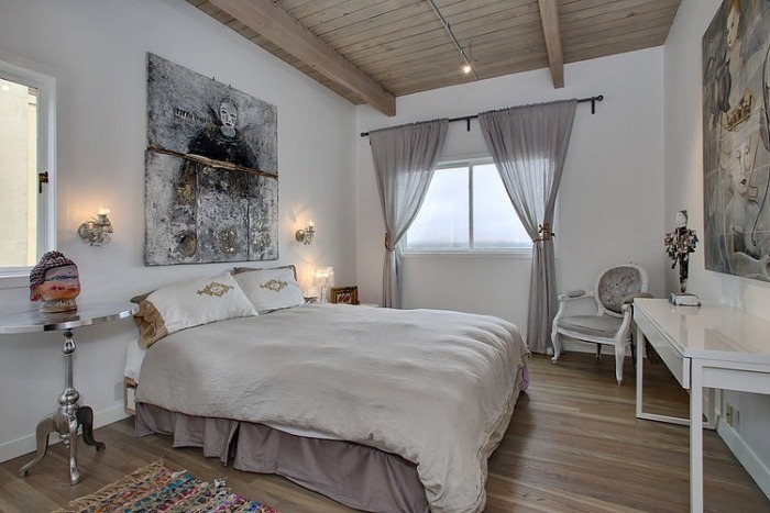 idéer-sovrum-design-möbler-art-deco-golv-trä-laminat-grå-brun