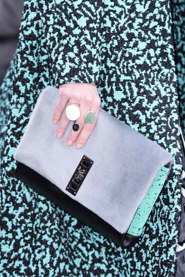 Proenza-axel-koppling-handväska-med-mint-färg