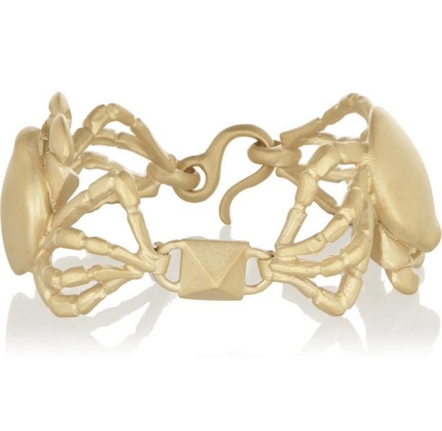 ovanliga-smycken-för-kvinnor-2014-guldpläterade-krabbor-valentino