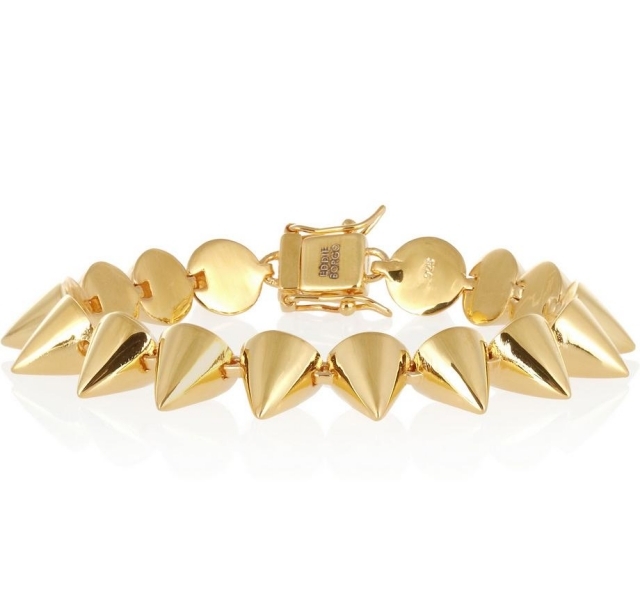 Eddie Borgo smycken samling-koniska-element-guldpläterade