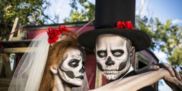 Makeup Halloween Idéer Skeleton Zombies Face