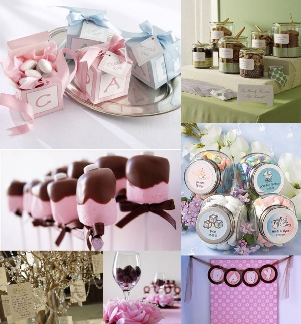 baby shower dekoration inspiration godis förpackning