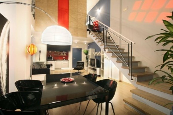 modern matsal hus interiör