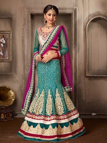 Merenneito/Fishtail Lehenga