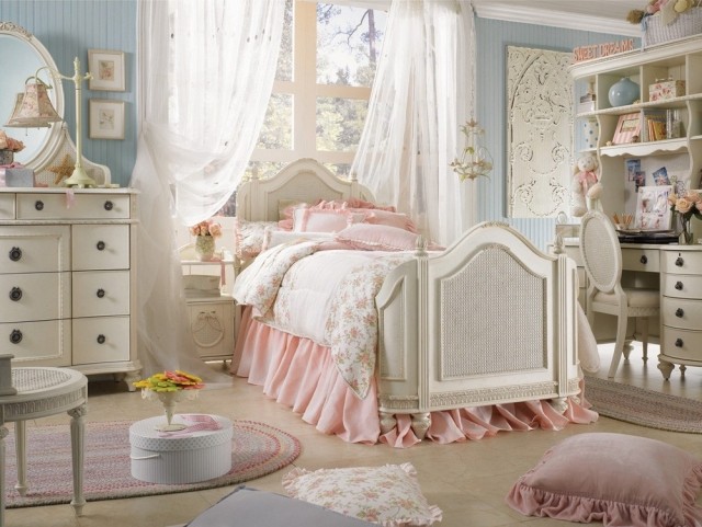 sovrum-dagis-flicka-rosa-grädde-shabby-chic