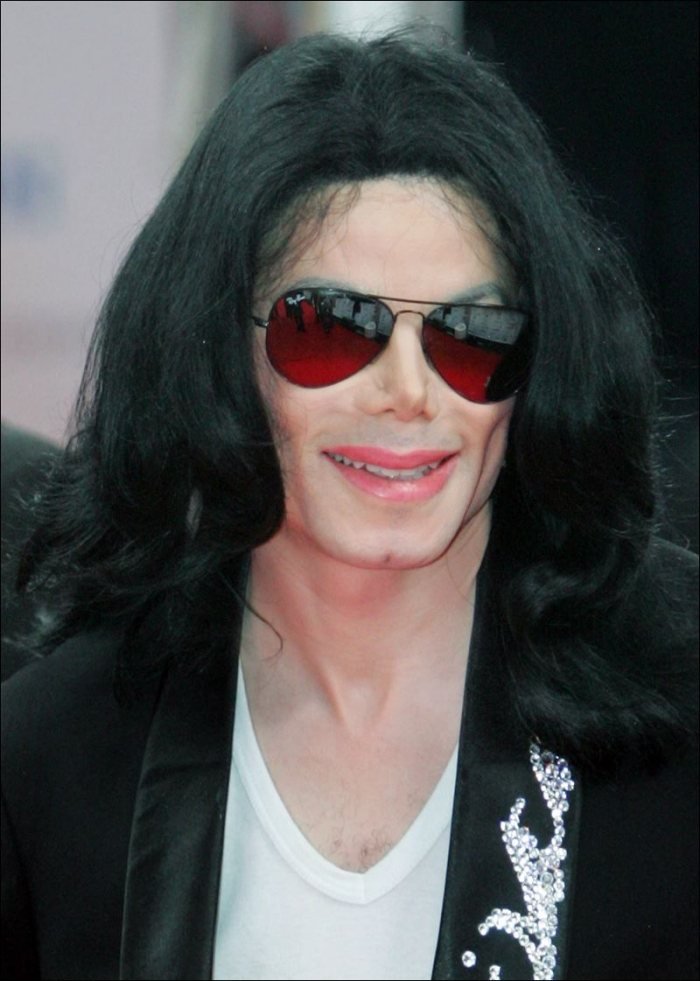 aviator solglasögon ray-ban solglasögon-Michael-Jackson
