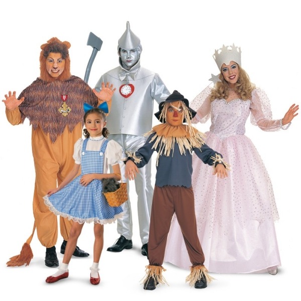 Idéer-karneval familj magiker-von Oos-prinsessa-lejon robot kostym tinker