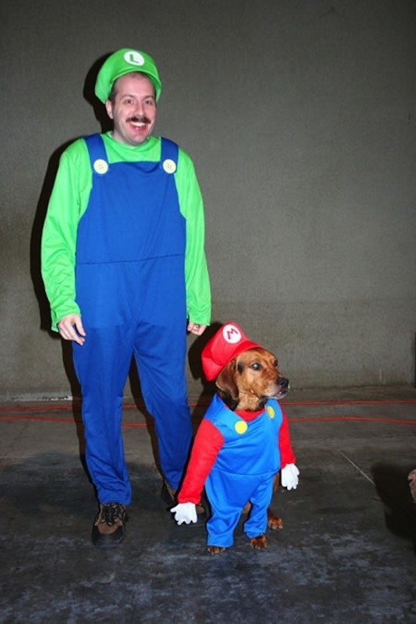 Man och tax Carnival Costumes Par Idéer Super Mario