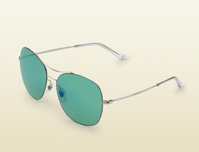 gucci-green-linser-2014-aviator-modell