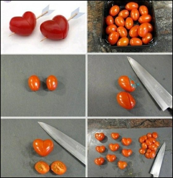 liten-tomat-hjärta-form-sandokan-kniv-stor-kniv