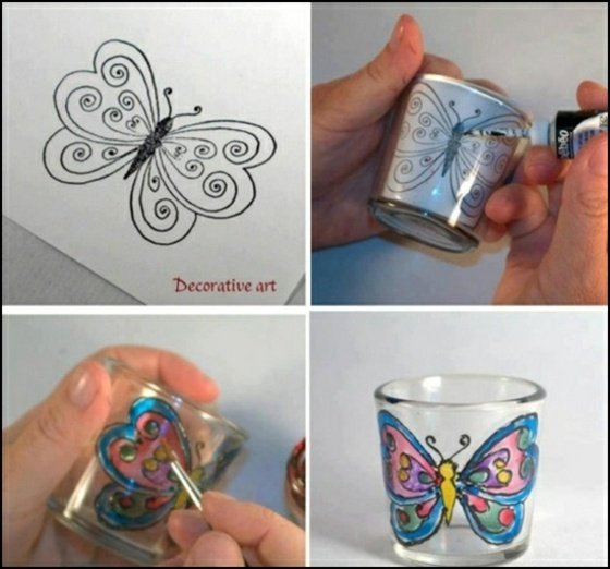 Fjäril-målade-med-färger