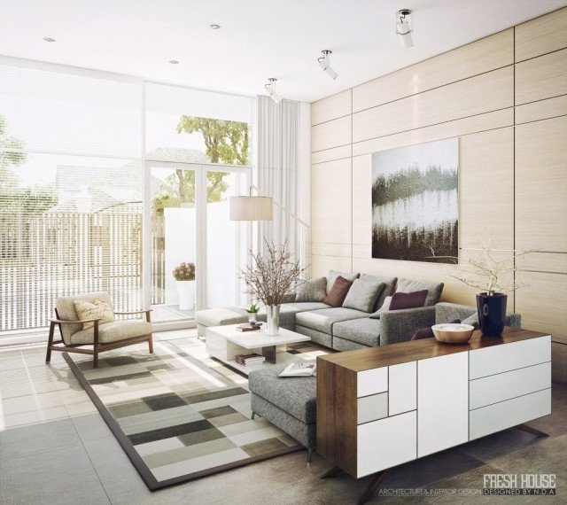 modernt-vardagsrum-natur-färg-grå-trä-vit