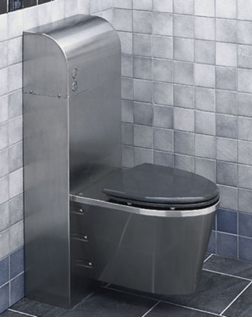 idéer för toalettdesign för snyggt badrumsstål