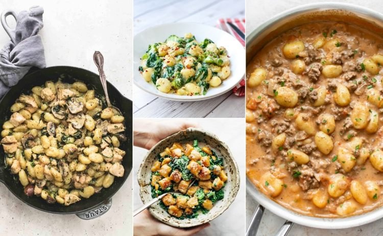 Recept med gnocchi - idéer med och utan kött och grönsaker