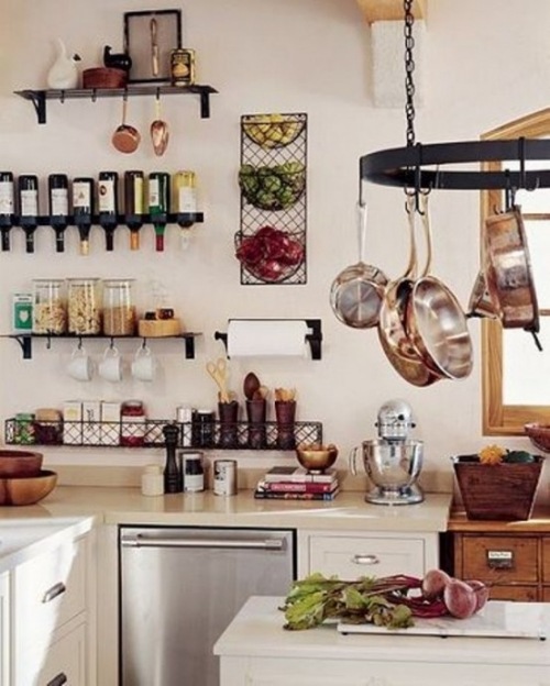 20 kreativa idéer för vägghängande små kök