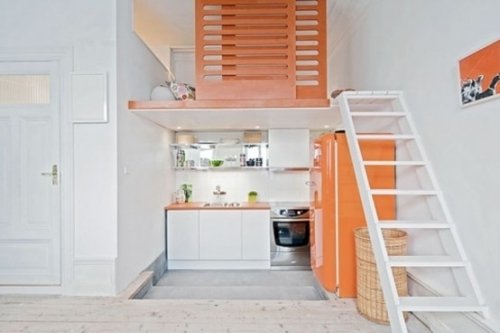 20 kreativa idéer för små kök under trappan