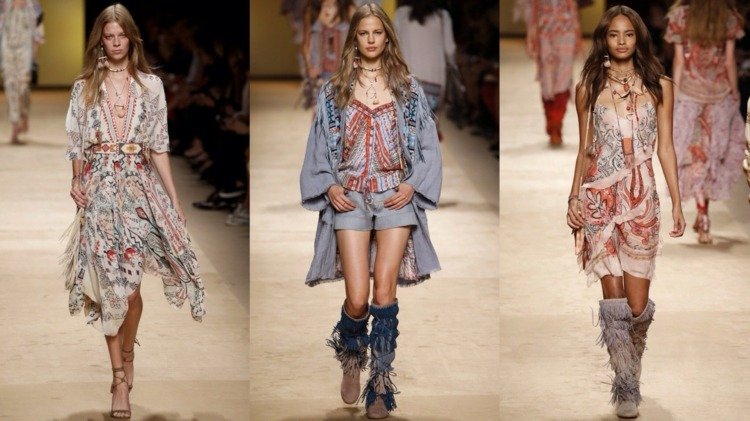 70 -tals mode hippie stil stövlar klänningar jeans