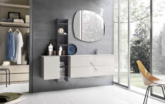 moderna-badrum-möbler-START-design-låda-hyllor-asymmetrisk-spegel