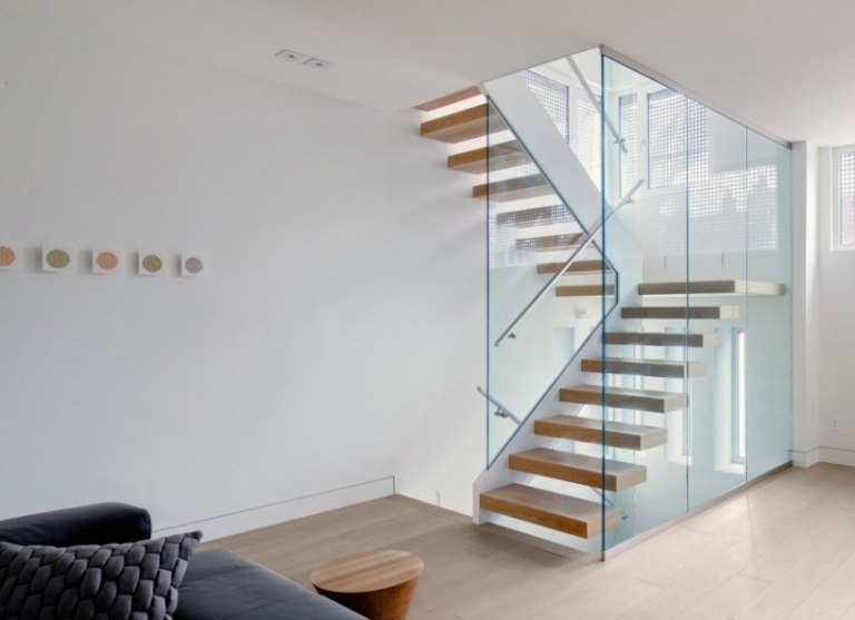 Inredningsidéer-levnadsstilar-trappor-glasräcken-moderna