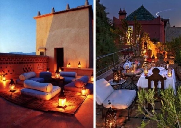 Uteplats-design-inspiration-marockansk stil-belysning-lyktor