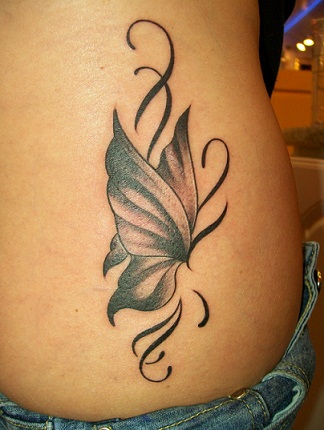 Butterfly Paisley -tatuointimallit
