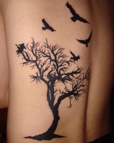 Birds Paisley Tatuointisuunnittelu