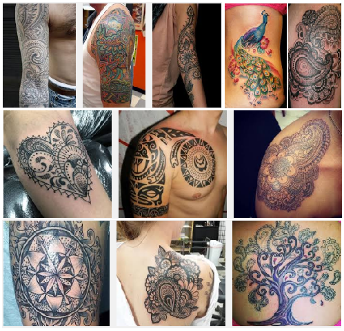 σχέδια τατουάζ paisley