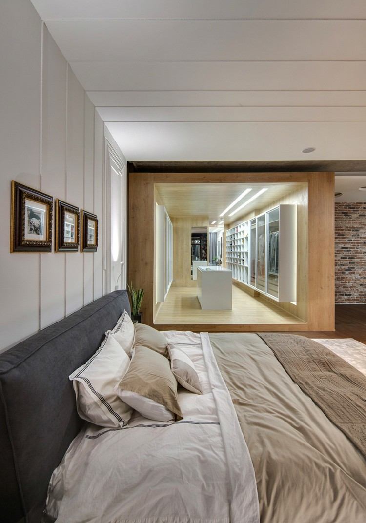 moderna möbler-idéer-sovrum-walk-in-closet-trä-konstruktion