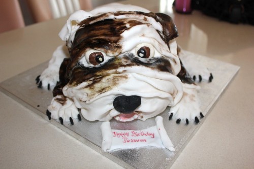 Σκύλος σχεδιασμός τούρτα Bday