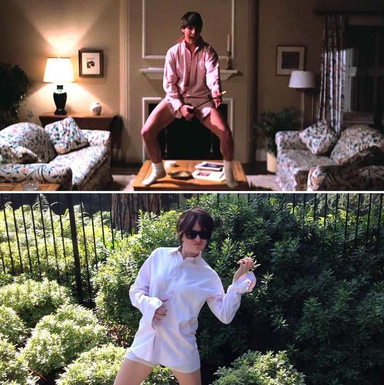 80 -talstema -outfit Tom Cruise -skjorta
