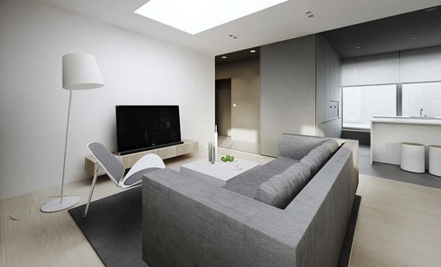 modern-möbler-vardagsrum-minimalistisk-planlösning-levande-väggar-grå-vit