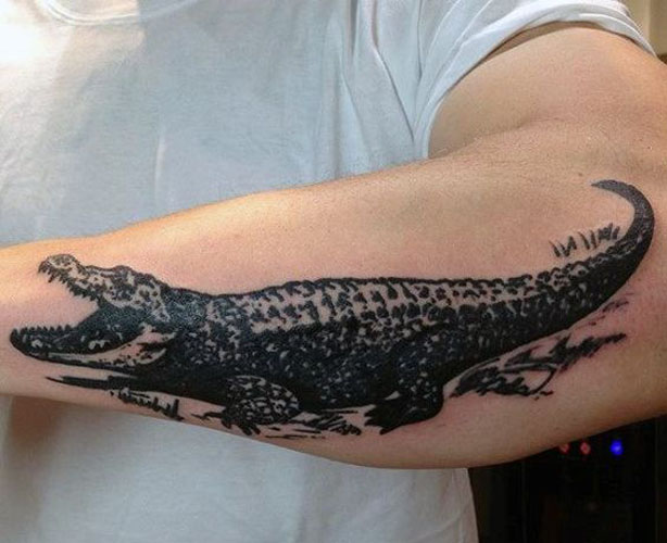 Alligaattorin tatuointimallit 5