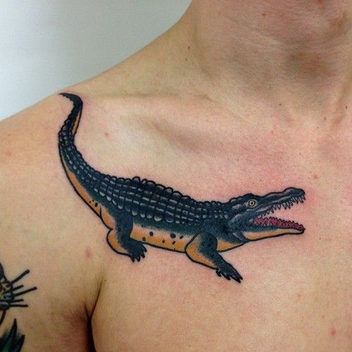 Alligaattorin tatuointimallit 10