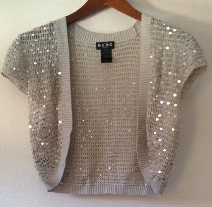 Πουλόβερ Sequin Shrug