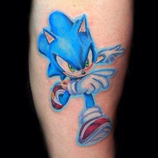 Μπλε σχέδια τατουάζ 2