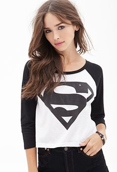 Τυπικό μπλουζάκι μπέιζμπολ με σύμβολο Superman