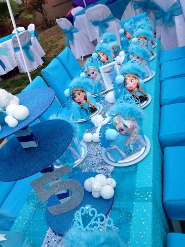 Επιτραπέζιες κορυφές Frozen Party Crafts