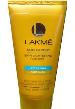 Μάσκα προσώπου Lakme Sun Expert Skin Lightening για το δέρμα
