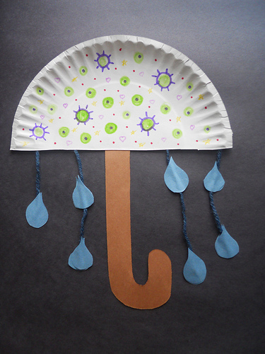 Paperilevy sateenvarjo käsityö