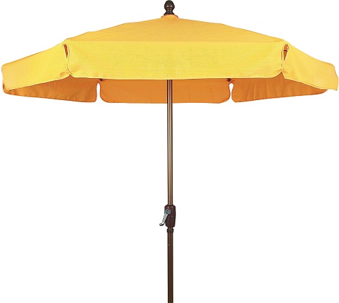Tekstiilikangaspuutarhan sateenvarjot