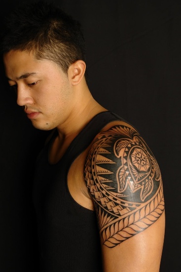 Χαβάης Tribal Turtle Mayan Tattoo Design