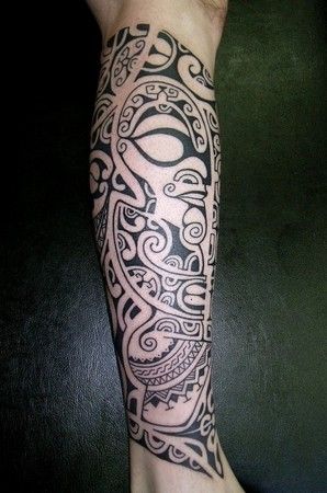 Πολυνησιακό σχέδιο τατουάζ Μάγια