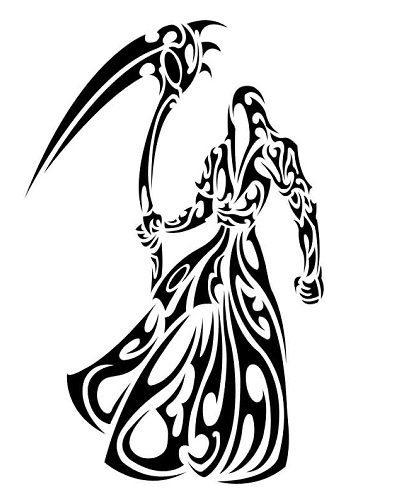 Tribal Monster Tattoo Design