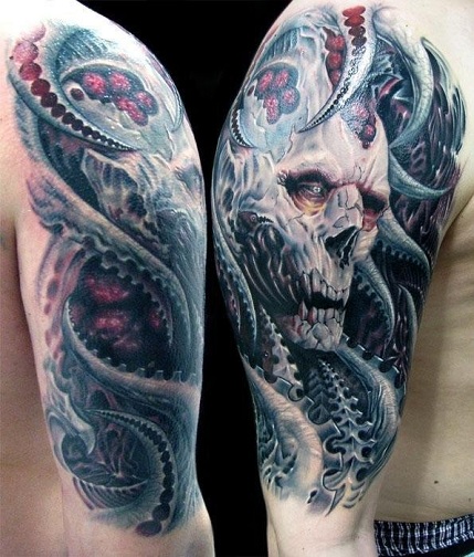 Uskomaton Monster Tattoo Design