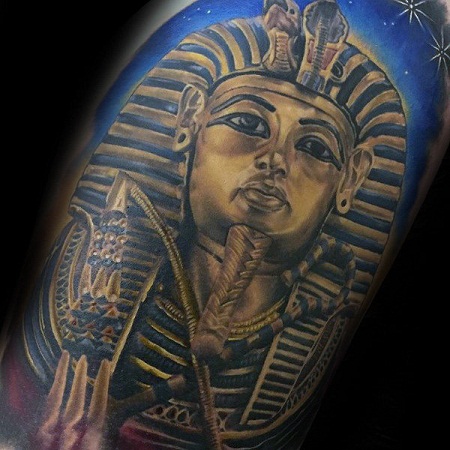 Gold King Tut tatuointisuunnittelu
