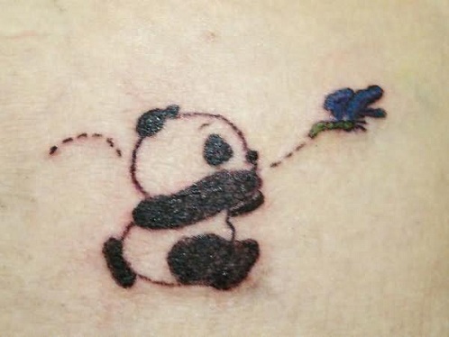 Σχέδια τατουάζ μωρών Panda