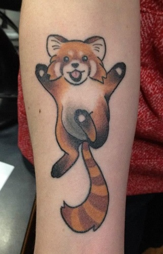 Σχέδια τατουάζ Red Panda