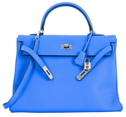Τσάντα μπλε Birkin