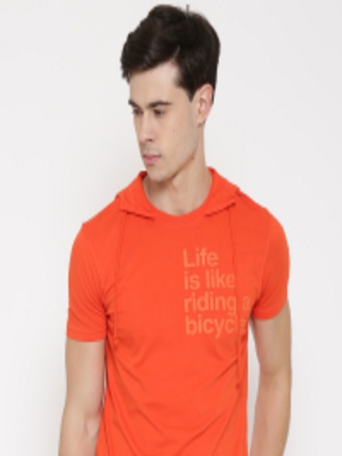 Miesten dynaaminen oranssi t-paita