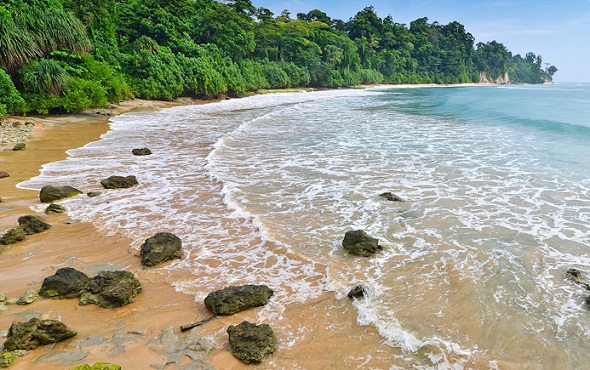 Παραλίες στην παραλία Andaman-Neil Island